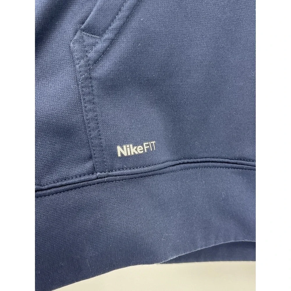 Nike Therma Fit Just Do It Hoodie Sweatshirt Men's Size Medium Navy